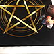 Tablecloth for divination 50h50 cm 'Pentagram ' with print. Tablecloths. taronessa. Online shopping on My Livemaster.  Фото №2
