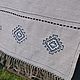 Order Linen towel with earrings and cubans. flax&lace. Livemaster. . Wedding towels Фото №3