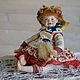 boudoir doll: The author's doll is a fox cub Katka, Boudoir doll, Nizhny Novgorod,  Фото №1