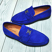 Обувь ручной работы handmade. Livemaster - original item Men`s loafers, made of natural suede, handmade!. Handmade.