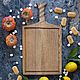 Wooden cutting Board ' Pigtail'. Color Walnut. Cutting Boards. derevyannaya-masterskaya-yasen (yasen-wood). Online shopping on My Livemaster.  Фото №2