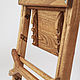 Растущий стул из дуба. Складной. Цвет: орех. Мебель для детской. Welovewood. Ярмарка Мастеров.  Фото №5