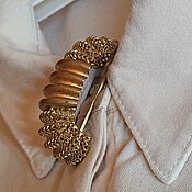 Винтаж handmade. Livemaster - original item Vintage Collar Clip Brooch. Handmade.