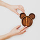 Wooden menagerie 'Mickey Mouse' made of cedar MG203. Scissors. ART OF SIBERIA. My Livemaster. Фото №4