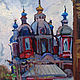 Oil painting in frame. St. Clement 's Church. Bright for a gift. Pictures. Maria Barkovskaya. Online shopping on My Livemaster.  Фото №2