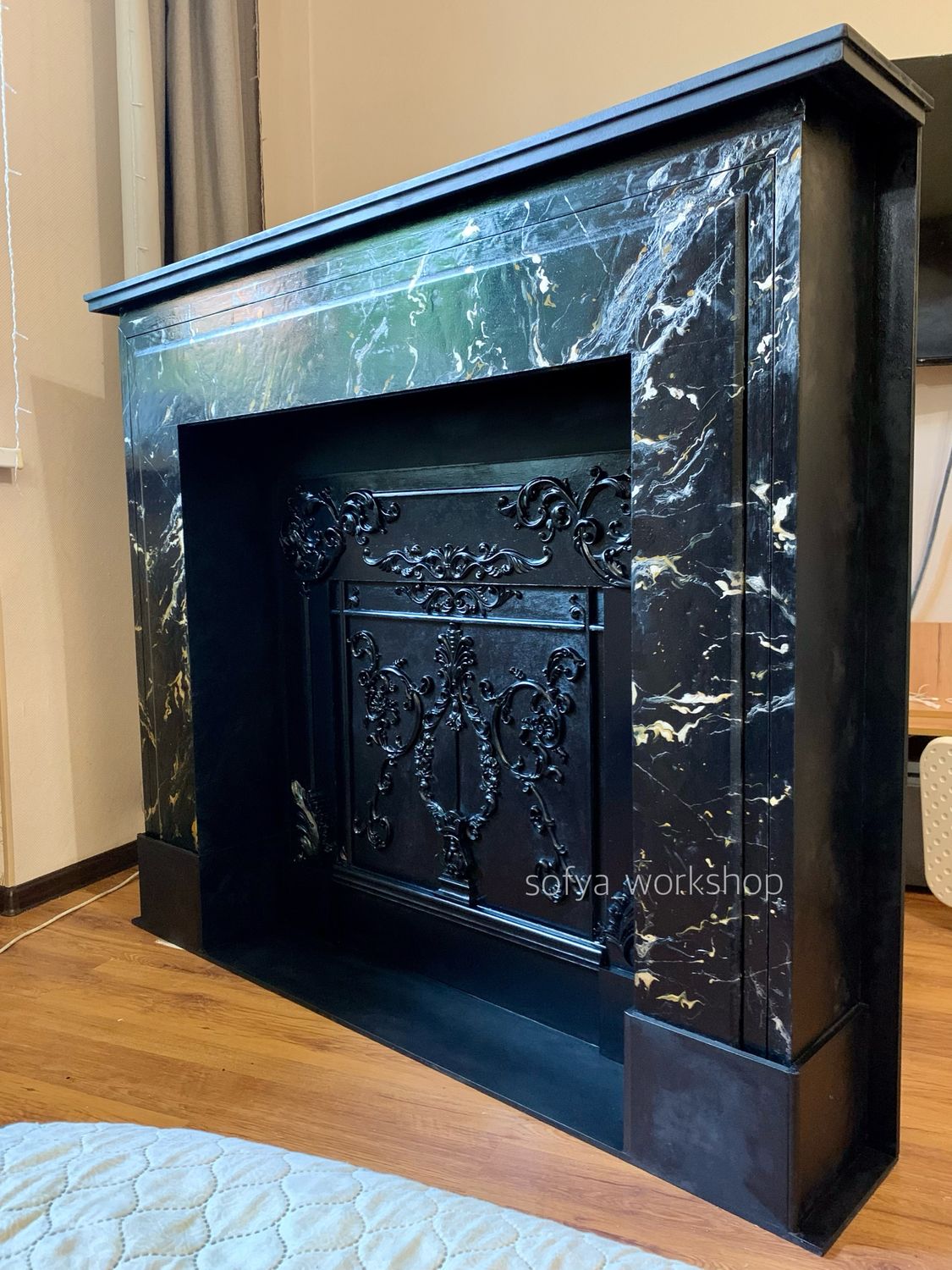 Декоративный камин под мрамор в интернет-магазине Ярмарка Мастеров по ...
