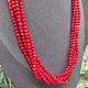 Beads / necklace natural red coral. Beads2. naturalkavni. My Livemaster. Фото №6