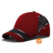Аксессуары handmade. Livemaster - original item Summer Baseball Cap Headline Red. Handmade.