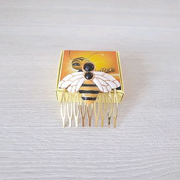 Цветы и флористика ручной работы. Ярмарка Мастеров - ручная работа Гребень Леди Пчелы.. Handmade.