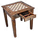 Card table carved chess 'Centurion' 60, Harutyunyan. Tables. H-Present more, than a gift!. My Livemaster. Фото №4
