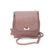Сумки и аксессуары handmade. Livemaster - original item Crossbody bag: Women`s leather bag purple Aldo Fashion S76-191. Handmade.