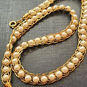 Винтаж handmade. Livemaster - original item Vintage necklaces: Necklace from TRIFARI. Handmade.
