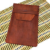 Сумка-шоппер: Кожаная сумка коричневая "Сафари"