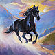Картина маслом 60х60 см. "Лошадь в горах", Картины, Барнаул,  Фото №1