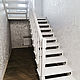 Деревянная лестница на 2 этаж, изготовление для частного дома дачи, Лестницы, Курск,  Фото №1