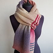 Аксессуары handmade. Livemaster - original item Pink scarf. Handmade.