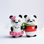 Сувениры и подарки handmade. Livemaster - original item Panda gift for lovers, an original gift for a married couple. Handmade.