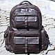 Men's leather backpack ' EL». Men\\\'s backpack. CRAZY RHYTHM bags (TP handmade). Online shopping on My Livemaster.  Фото №2