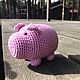 Knitted pig. Stuffed Toys. raingirlo. Online shopping on My Livemaster.  Фото №2