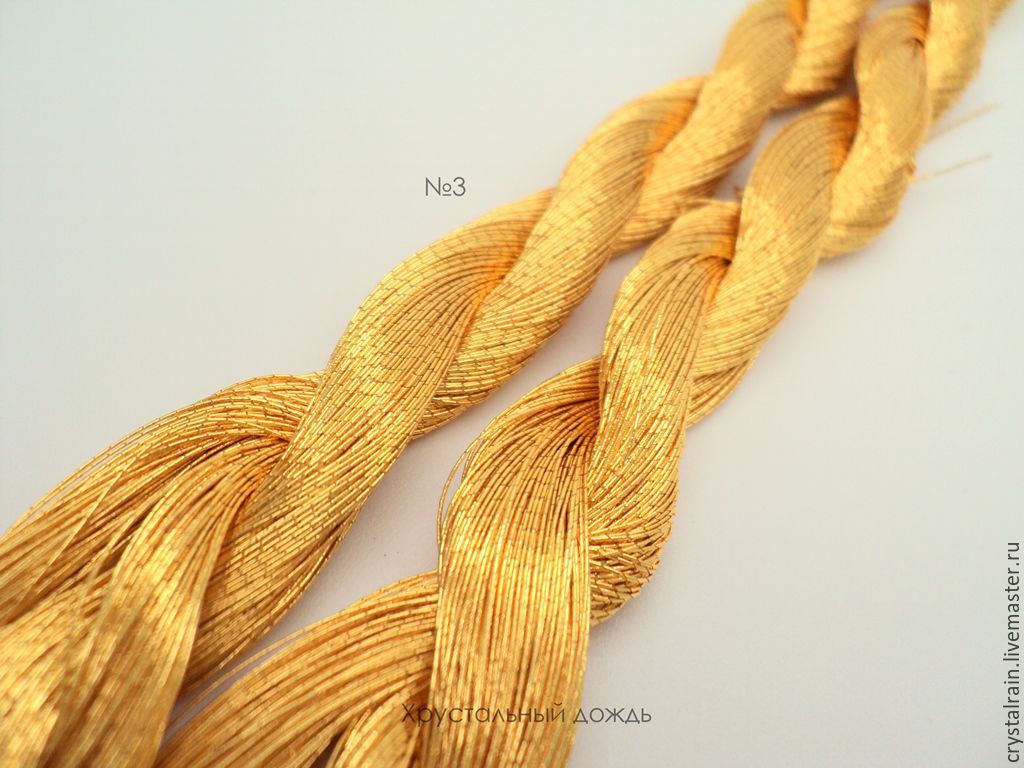 №3 Японские нитки, красное золото в интернет-магазине на Ярмарке ...