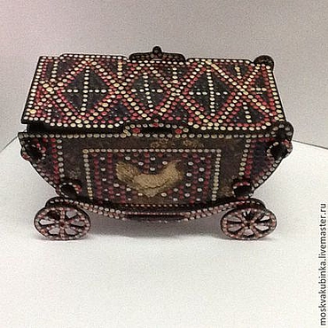 Посуда ручной работы. Ярмарка Мастеров - ручная работа Шкатулка Карета. Handmade.