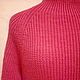 Order Pink Merino sweater with Raglan sleeve. LarisaKrikova. Livemaster. . Sweaters Фото №3