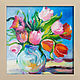 Painting tulip flowers 'Harbingers of spring'. Pictures. irina-churina (irina-churina). My Livemaster. Фото №4