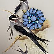 Винтаж handmade. Livemaster - original item A gift to my Swallow. Brooch by Albert Weiss.. Handmade.