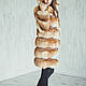 Fox fur coat with hood. Fur Coats. Forestfox. Family Fur Atelier. Online shopping on My Livemaster.  Фото №2