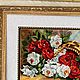 Вышитая крестиком картина «Садовые розы», Картины, Орел,  Фото №1