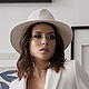 Elegant felt hat Tulip. Color milk. Hats1. Exclusive HATS. LANA ANISIMOVA.. Online shopping on My Livemaster.  Фото №2