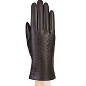 Винтаж handmade. Livemaster - original item Size 7.5. Demi-season gloves from nature.brown skin. Handmade.