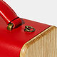 Women's leather handbag LADIES ' STEP Red leather handbag. Classic Bag. breatley. My Livemaster. Фото №4