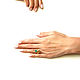 Quartz Ring, Green ring, Orange female ring. Rings. Irina Moro. My Livemaster. Фото №4