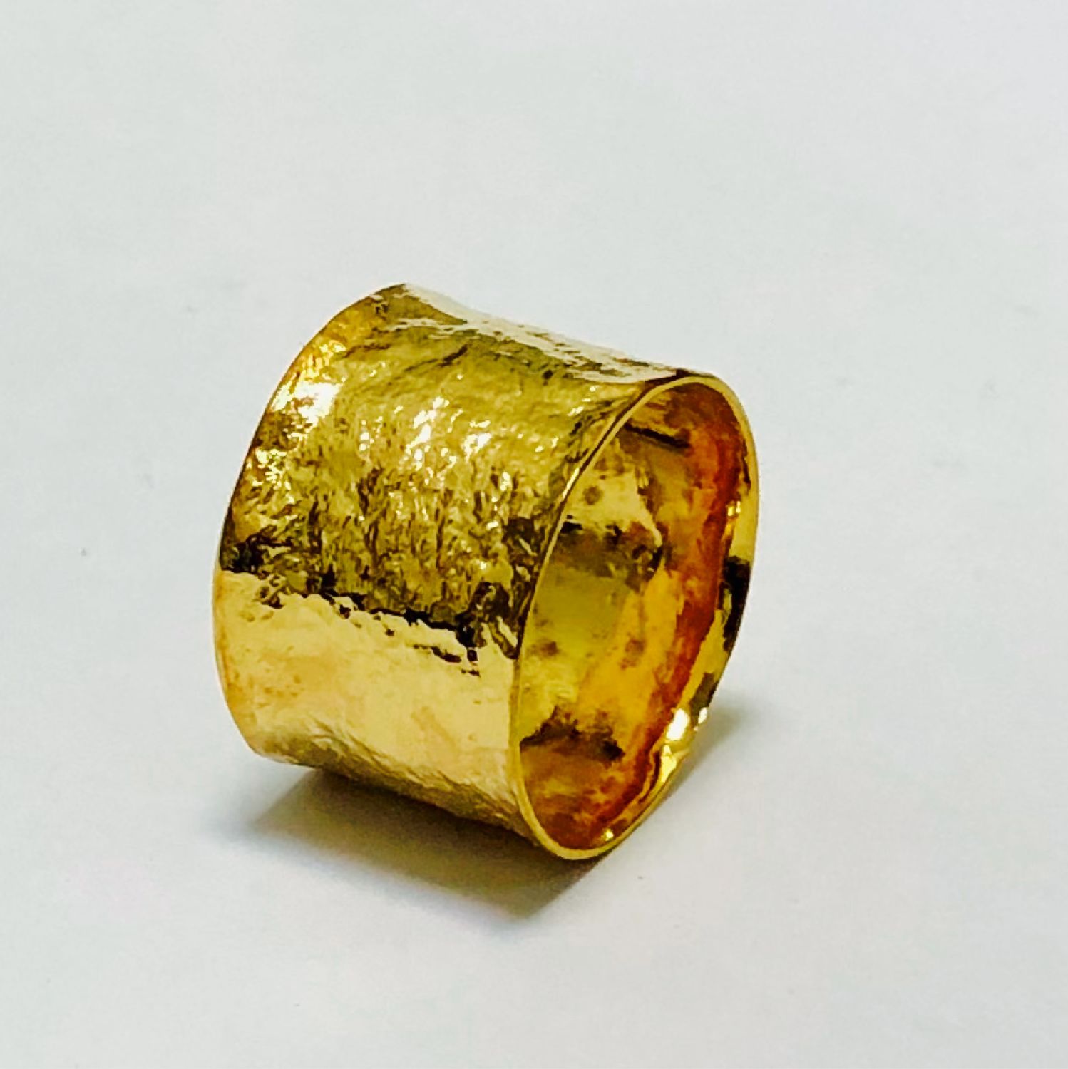 Кольцо Мятое Золото