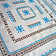 Napkin 5 Snowflakes Linen Blue Hand Stitch Embroidery Earrings. Swipe. EmbroideryINNAI. My Livemaster. Фото №4