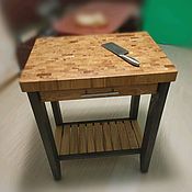 Стол консольный массив Дуба, подвесной стол