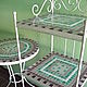 Forged table with mosaic 'Tenderness'. Tables. Marjana. My Livemaster. Фото №6