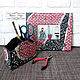 Набор "Лофт" - карандашница, рамка и календарь. Box. Decoupage - decor. My Livemaster. Фото №5