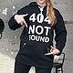 Women's sweatshirt black, long sweatshirt oversize, black sweatshirt, Sweater Jackets, Novosibirsk,  Фото №1