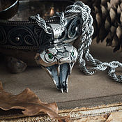 Украшения ручной работы. Ярмарка Мастеров - ручная работа Snake Pendant. The Medallion Of The Witcher. The Witcher silver silver. Handmade.