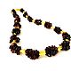 Natural amber beads ' Amber cones', Beads2, ,  Фото №1