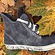 Sneakers Stylish felted graphite, Training shoes, Domodedovo,  Фото №1