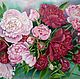 Peonies oil painting on canvas, Pictures, Azov,  Фото №1