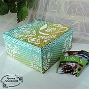 Посуда handmade. Livemaster - original item Box for tea bags 