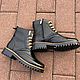 Order Shoes 'Inspektor long black' black sole beige Welt. Hitarov (Hitarov). Livemaster. . Boots Фото №3