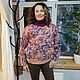 Felted sweatshirt Mosaic, Sweatshirts, Schyolkovo,  Фото №1