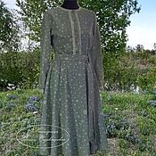Одежда handmade. Livemaster - original item Dress made of warm cotton 