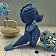 Crocheted blue dragon. Stuffed Toys. Faith_in_toys. Online shopping on My Livemaster.  Фото №2