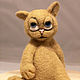 felt toy: Sad cat, Felted Toy, Zelenograd,  Фото №1